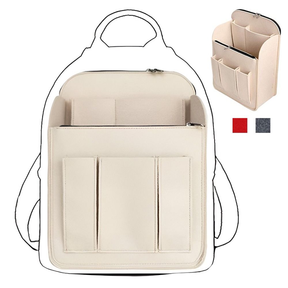 Backpack Insert Organizer - Durable Multi-Pocket Backpack Inner Bag Large