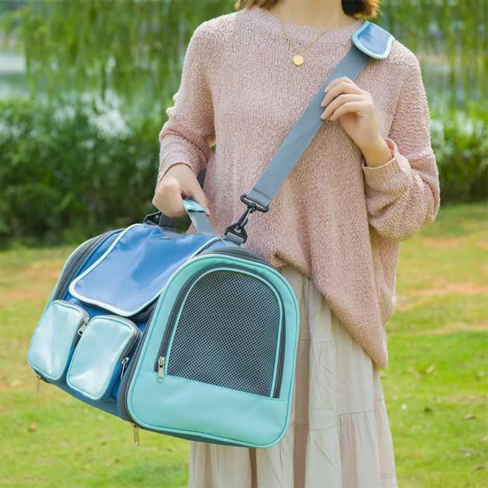 Foldable Backpack Small - Breathable Foldable Industrial Container Dog Carrier