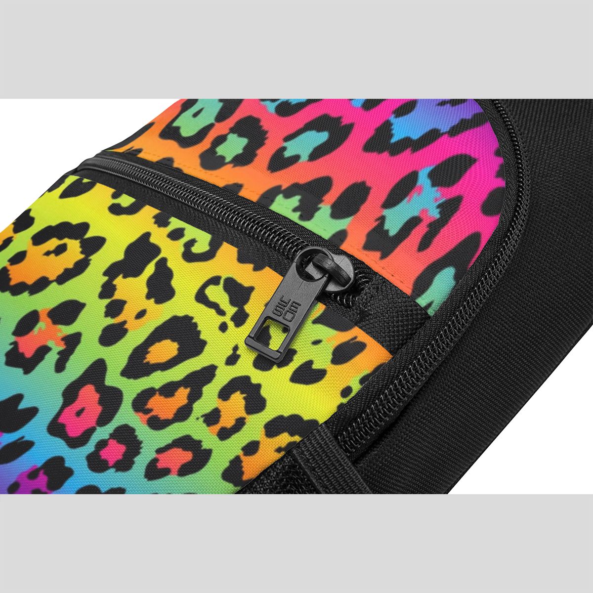 Rainbow Leopard Print Chest Ba - огляд і ціна Sling Backpack Shoulder