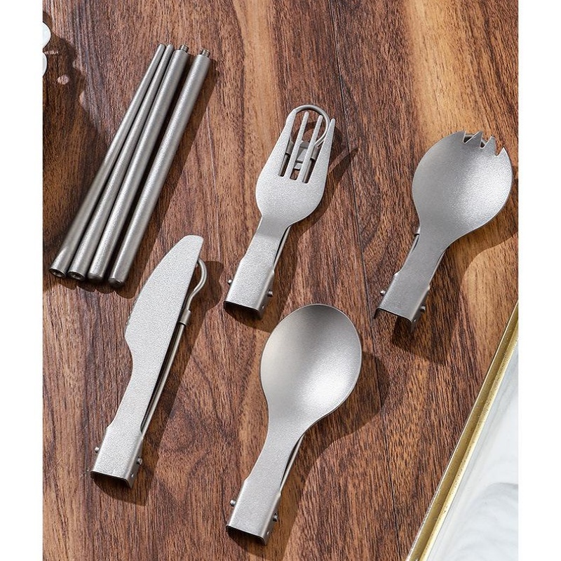 Titanium Foldable Utensil Set  - огляд і ціна Foldable Backpack Small